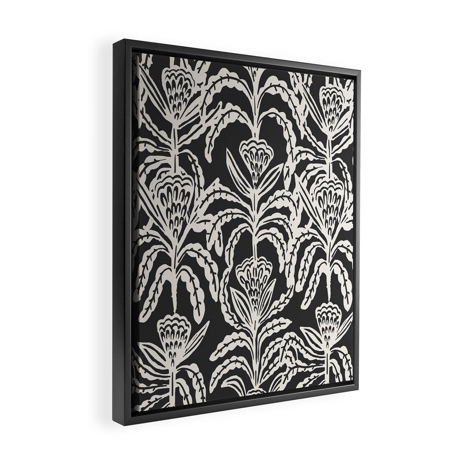 MAISEY NEUTRAL DARK Framed Canvas Print Gallery Image 2