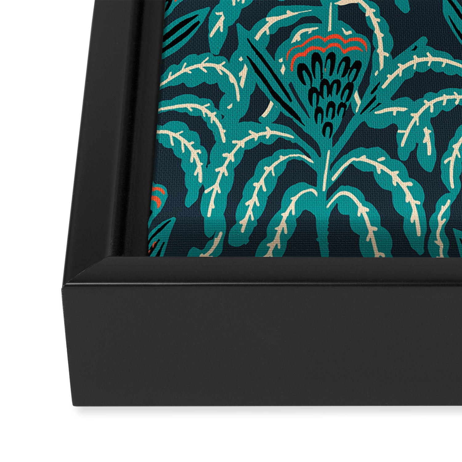 MAISEY TEAL Framed Canvas Print Gallery Image 3