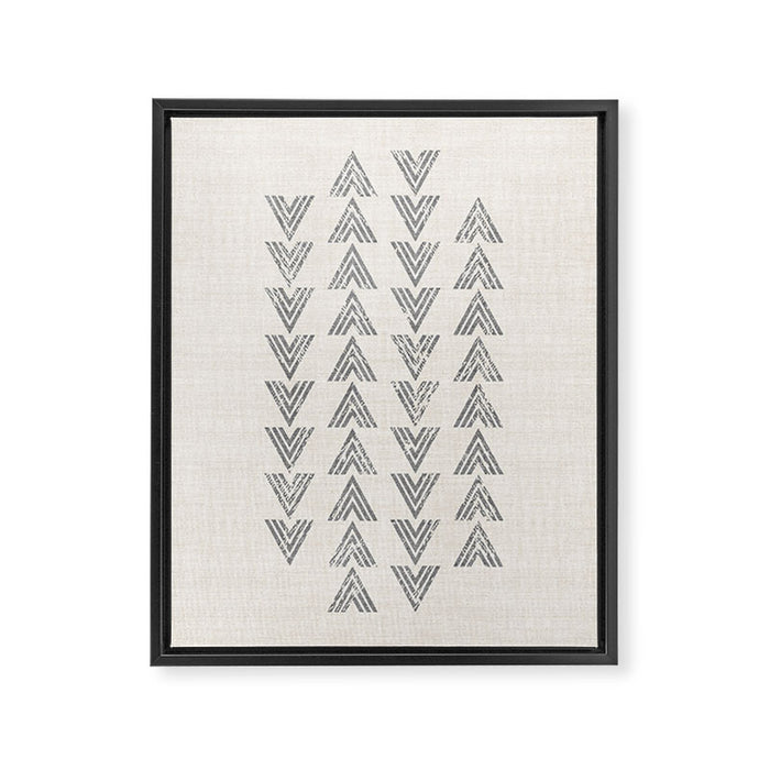MOD ARROW Framed Canvas Print Gallery Image 1