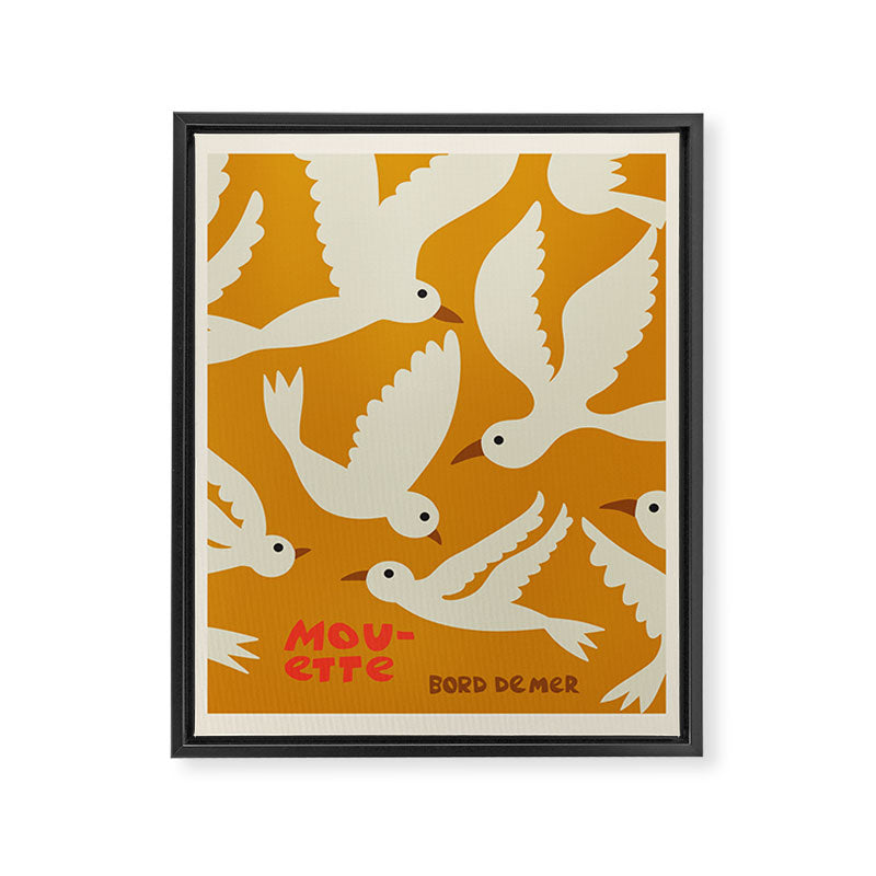 MOUETTE BRIGHT Framed Canvas Print Gallery Image 6