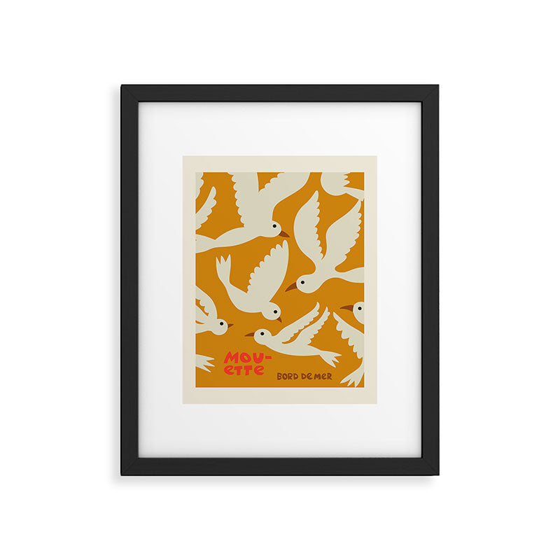 MOUETTE BRIGHT Framed Art Print Gallery Image 5