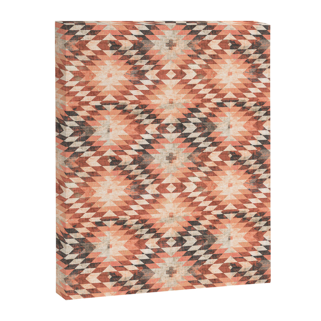 native coral diamond Canvas Print Gallery Image 8