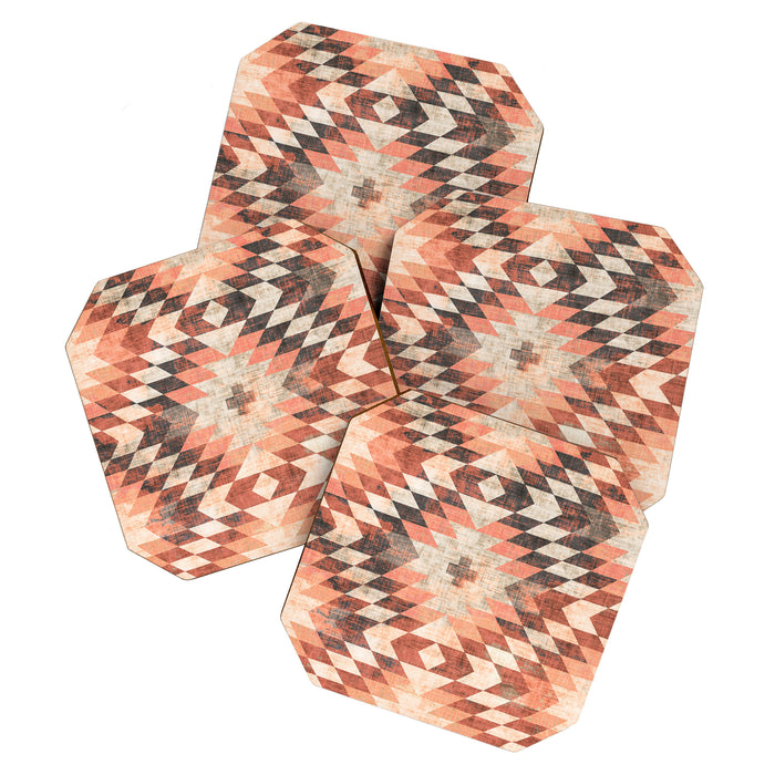 native coral diamond Coaster Gallery Image 1