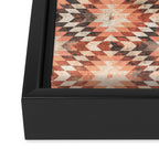 native coral diamond Framed Canvas Print Gallery Image 3
