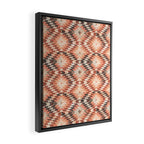 native coral diamond Framed Canvas Print Gallery Image 2