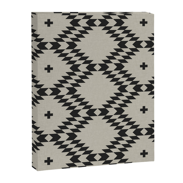 NATIVE NATURAL BLACK Canvas Print Gallery Image 1