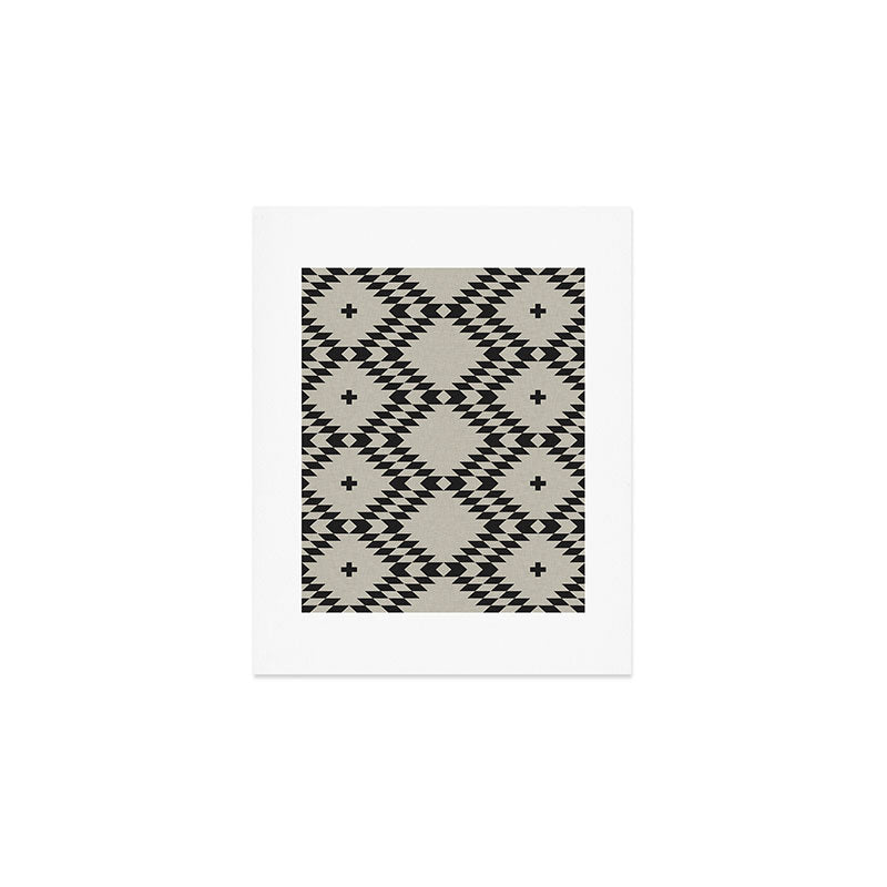 NATIVE NATURAL BLACK Art Print Gallery Image 1