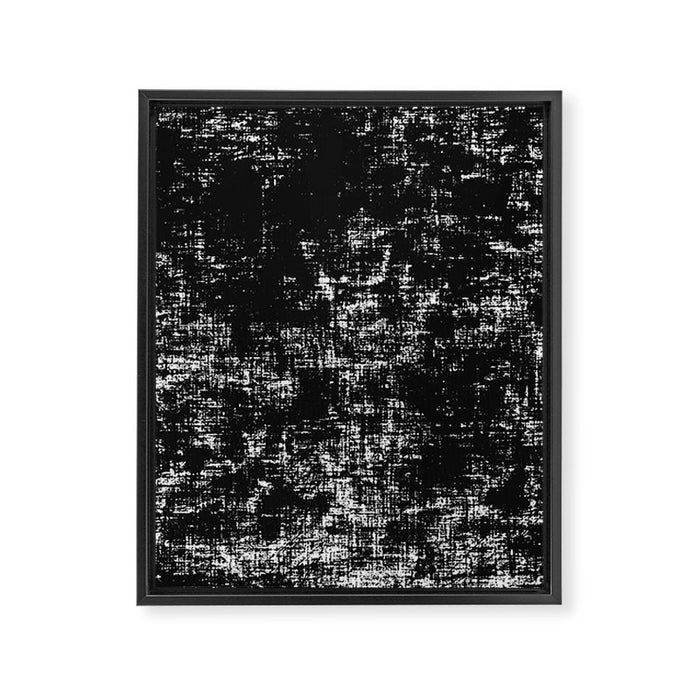 NEO GRUNGE DARK Framed Canvas Print Gallery Image 1