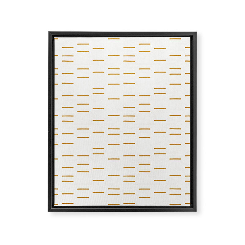 OCHRE LINE Framed Canvas Print Gallery Image 8