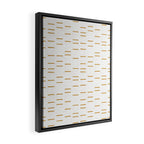 OCHRE LINE Framed Canvas Print Gallery Image 2