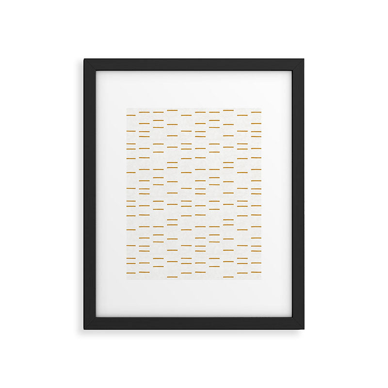 OCHRE LINE Framed Art Print Gallery Image 6