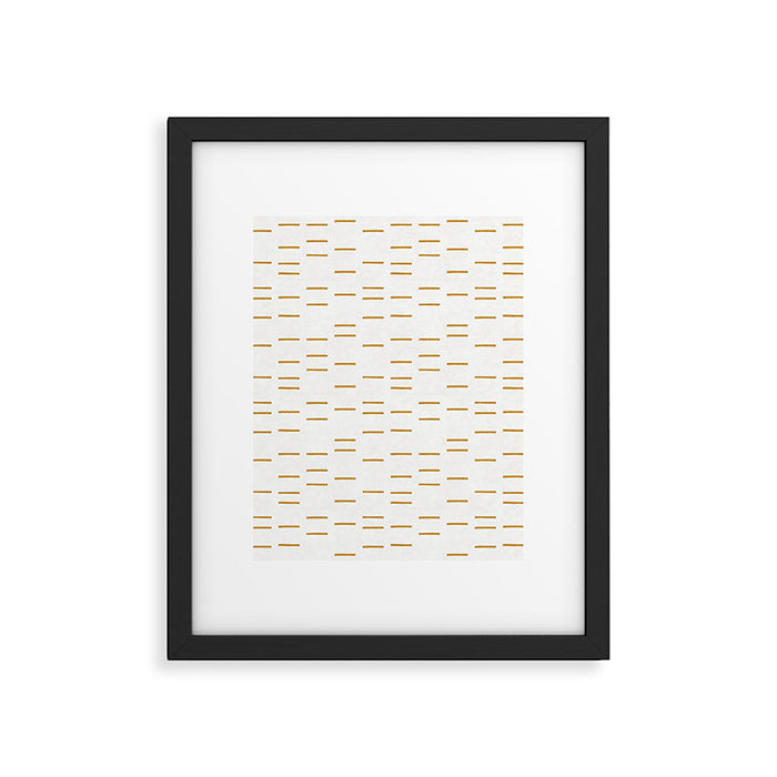 OCHRE LINE Framed Art Print Gallery Image 1