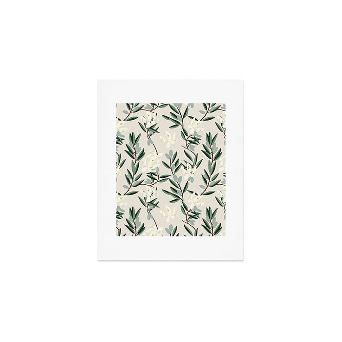 OLIVE BLOOM Art Print Gallery Image 1