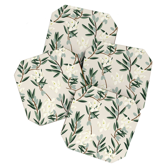 OLIVE BLOOM Coaster Gallery Image 1