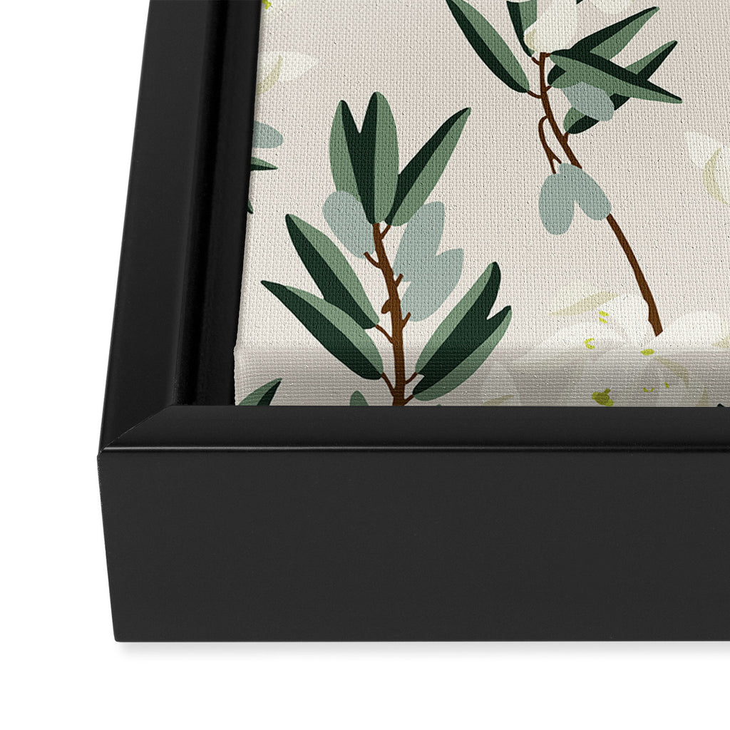 OLIVE BLOOM Framed Canvas Print Gallery Image 3