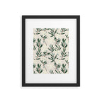 OLIVE BLOOM Framed Art Print Gallery Image 4