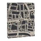 PARIS MAP BLACK RUSTIC Canvas Print Gallery Image 8