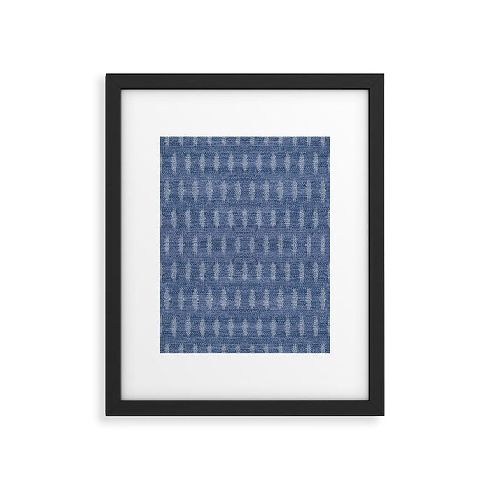 PETRA BOHO DENIM Framed Art Print Gallery Image 1