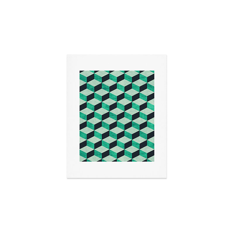 PETRA SUGAR TEAL Art Print Gallery Image 1