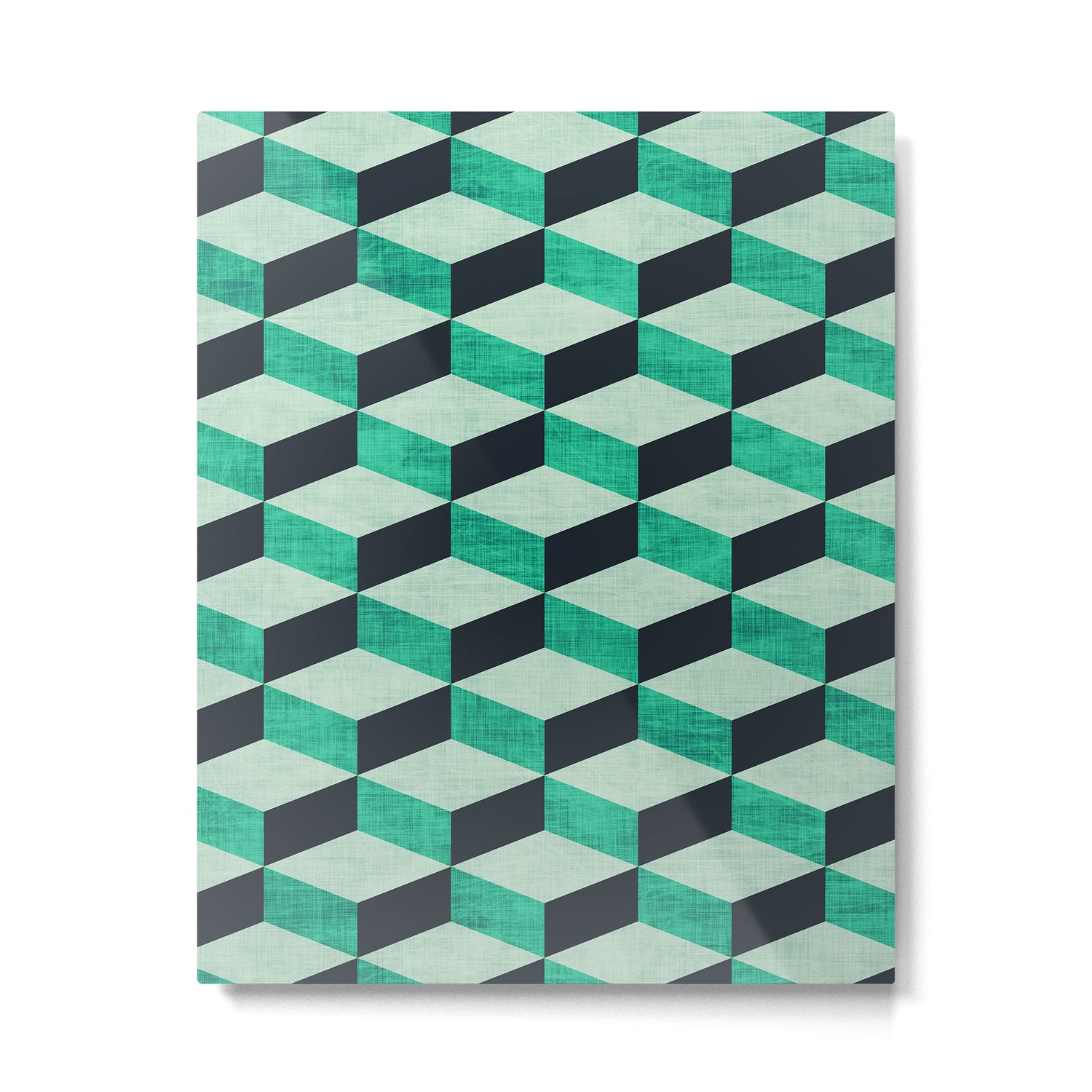 PETRA SUGAR TEAL Metal Print Gallery Image 6