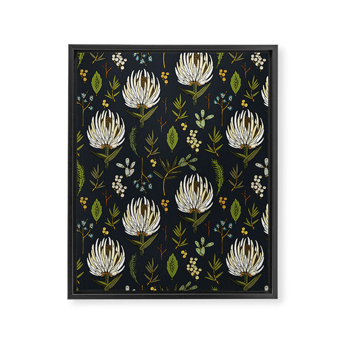 PROTEA NEUTRAL Framed Canvas Print Gallery Image 1
