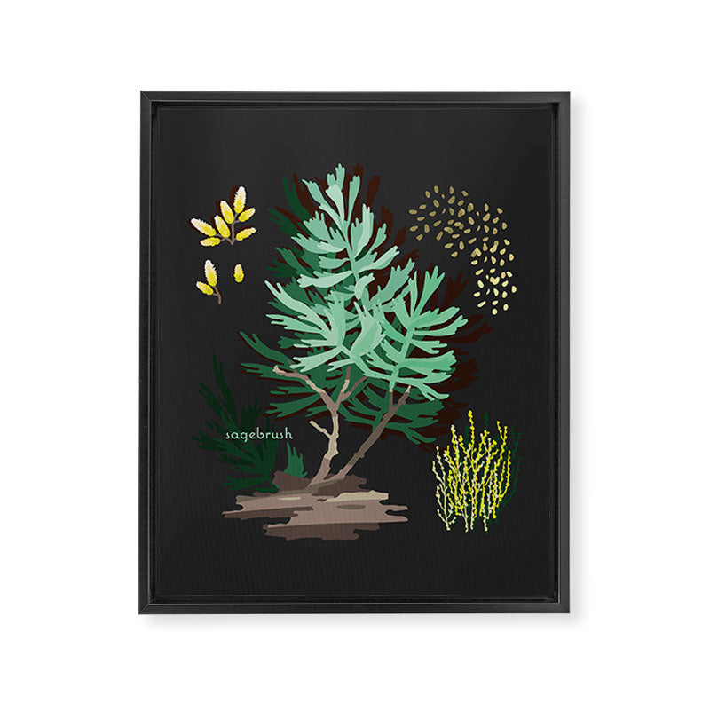 SAGEBRUSH Framed Canvas Print Gallery Image 8