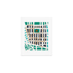 SOHO MAP NYC GREEN Art Print Gallery Image 1