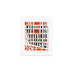 SOHO MAP NYC PINK Art Print Gallery Image 1