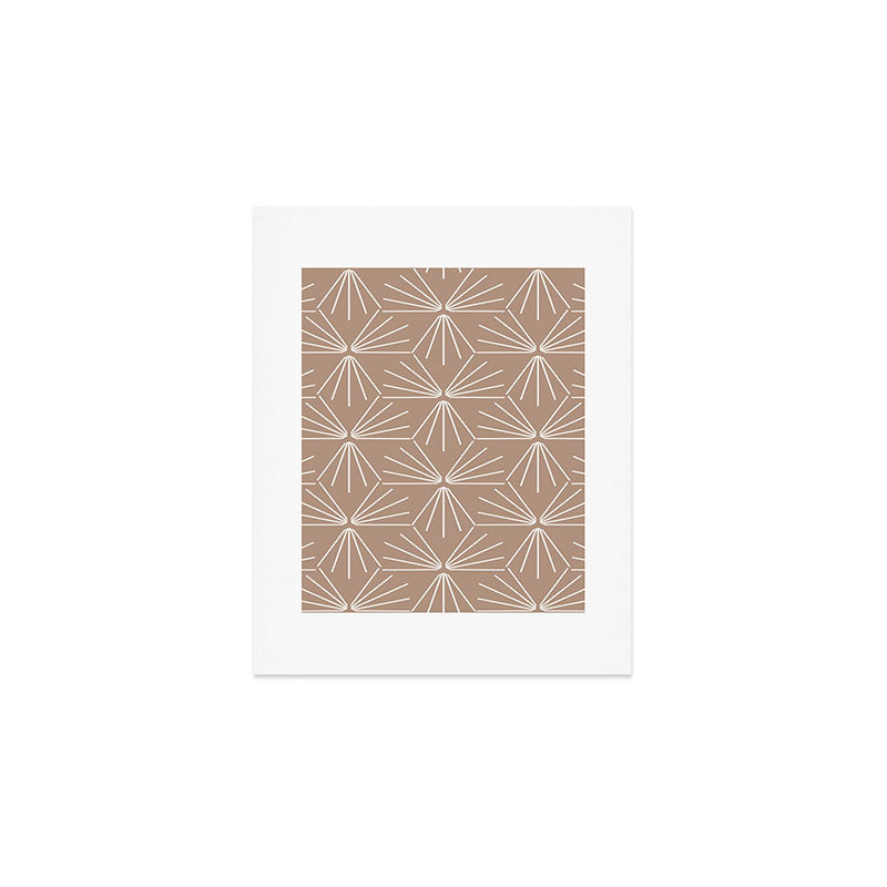 SUN TILE BLUSH DARK Art Print Gallery Image 1