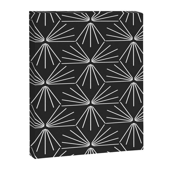SUN TILE CHARCOAL Canvas Print Gallery Image 1