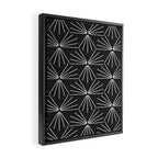 SUN TILE CHARCOAL Framed Canvas Print Gallery Image 2