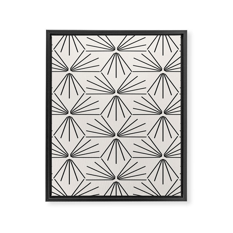 SUN TILE LIGHT Framed Canvas Print Gallery Image 8