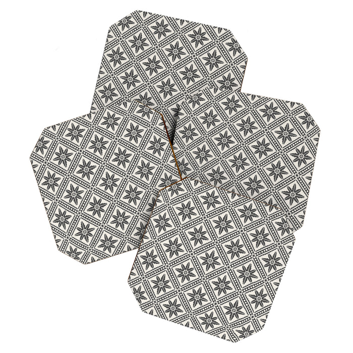 TAZA STAR TILE GREY Coaster Gallery Image 1