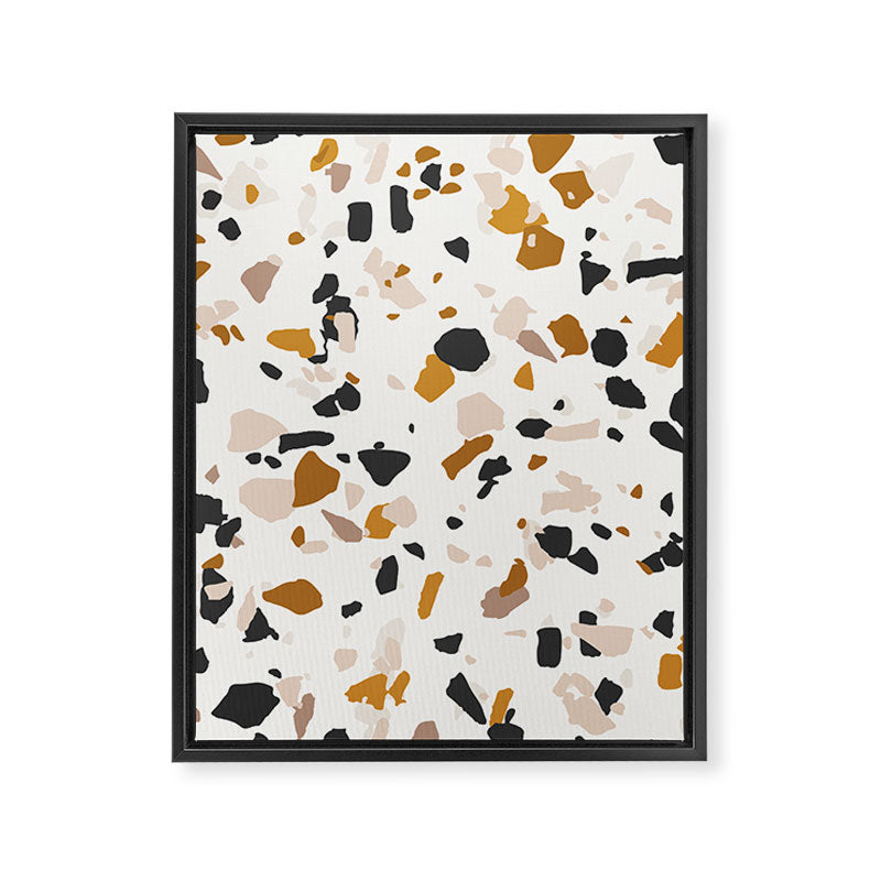 TERRAZZO NATURAL Framed Canvas Print Gallery Image 8