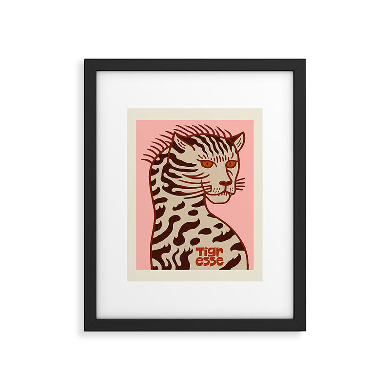 TIGRESSE Framed Art Print