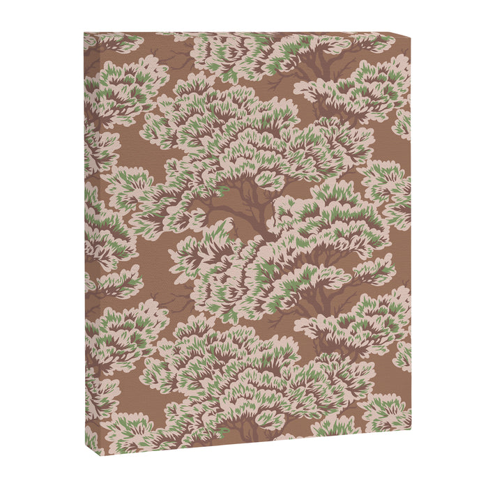 UMBRIA WARM WOODS Inspired by PANTONE 17 1230 Mocha Mousse Canvas Print Gallery Image 1