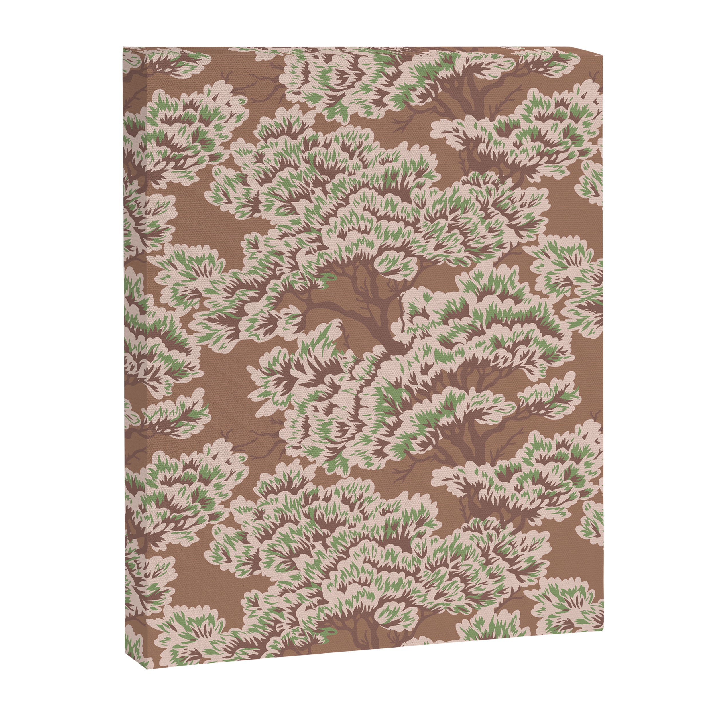 UMBRIA WARM WOODS Inspired by PANTONE 17 1230 Mocha Mousse Canvas Print Gallery Image 8