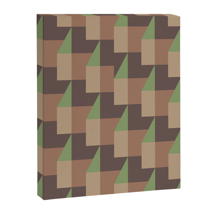 VERANDA CYPRUS MOCHA Inspired by PANTONE 17 1230 Mocha Mousse Canvas Print Gallery Image 1