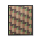 VERANDA CYPRUS MOCHA Inspired by PANTONE 17 1230 Mocha Mousse Framed Canvas Print Gallery Image 8