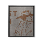 WEST ERN Framed Canvas Print Gallery Image 6