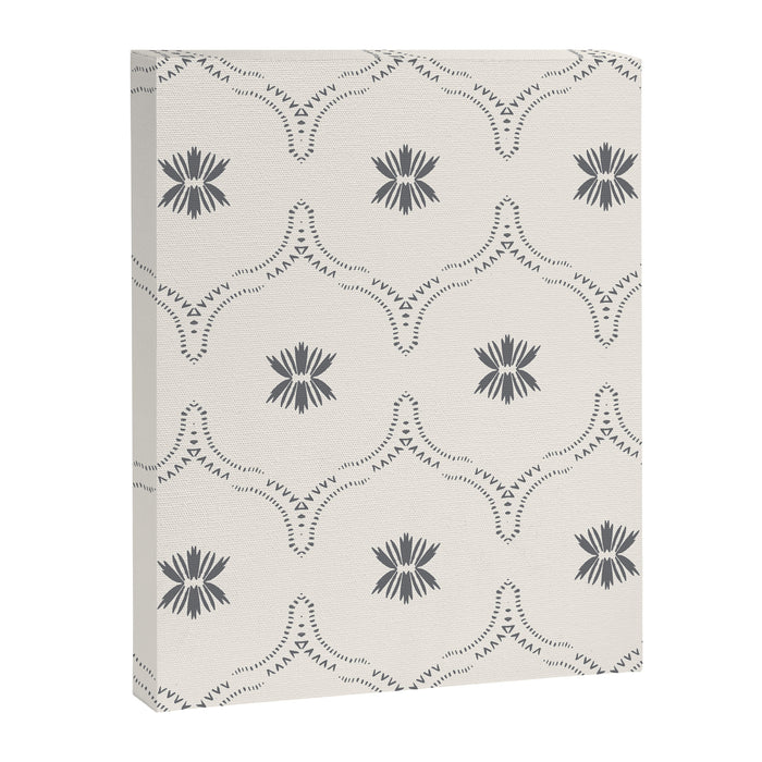 WILDFLOWER JASMIN GREY Canvas Print Gallery Image 1