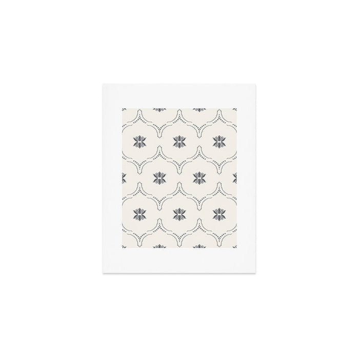 WILDFLOWER JASMIN GREY Art Print Gallery Image 1