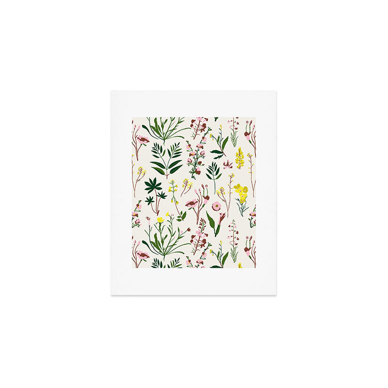 WILDFLOWER STUDY Art Print Gallery Image 1