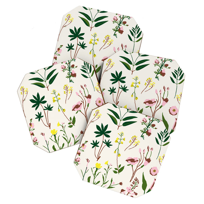 WILDFLOWER STUDY Coaster Gallery Image 1