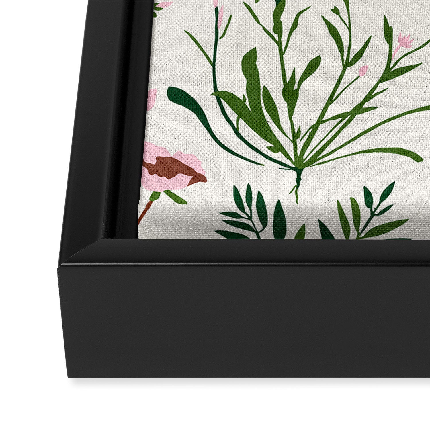 WILDFLOWER STUDY Framed Canvas Print Gallery Image 3