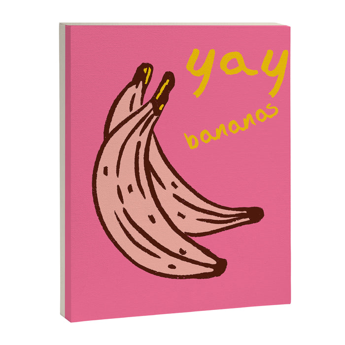 YAY BANANAS Canvas Print Gallery Image 1