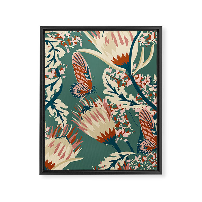 ZARAH BUTTERFLY Framed Canvas Print Gallery Image 1