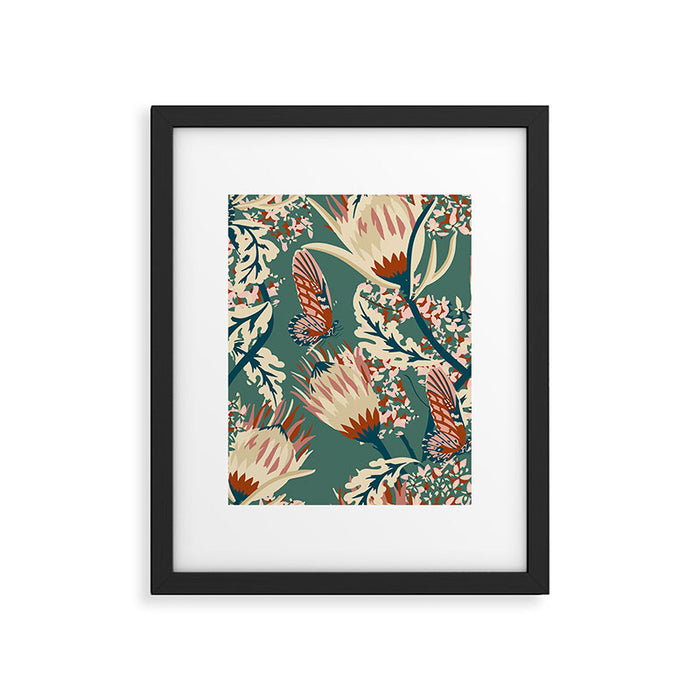 ZARAH BUTTERFLY Framed Art Print Gallery Image 1