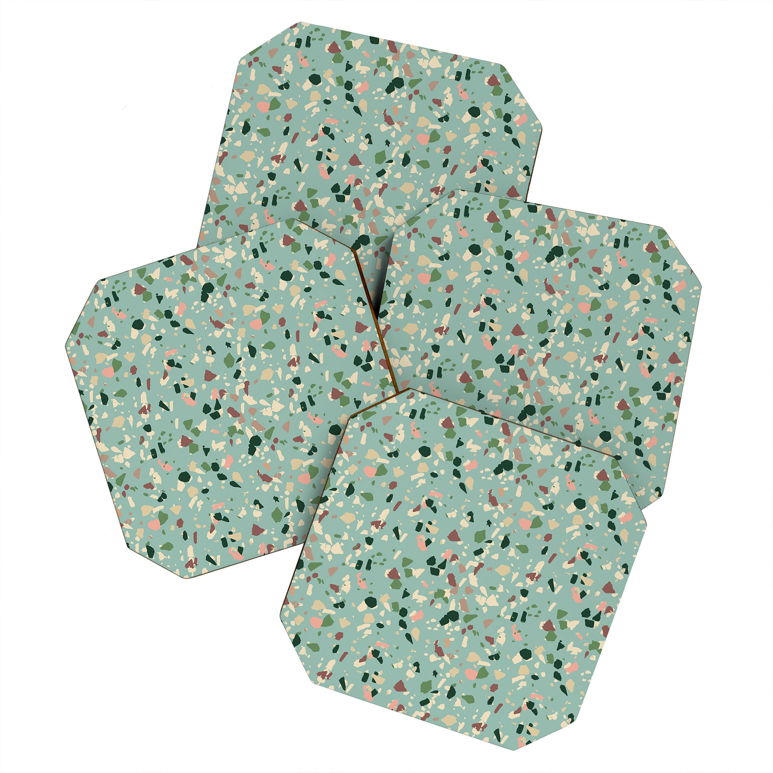ZARAH TERRAZZO Coaster Gallery Image 1