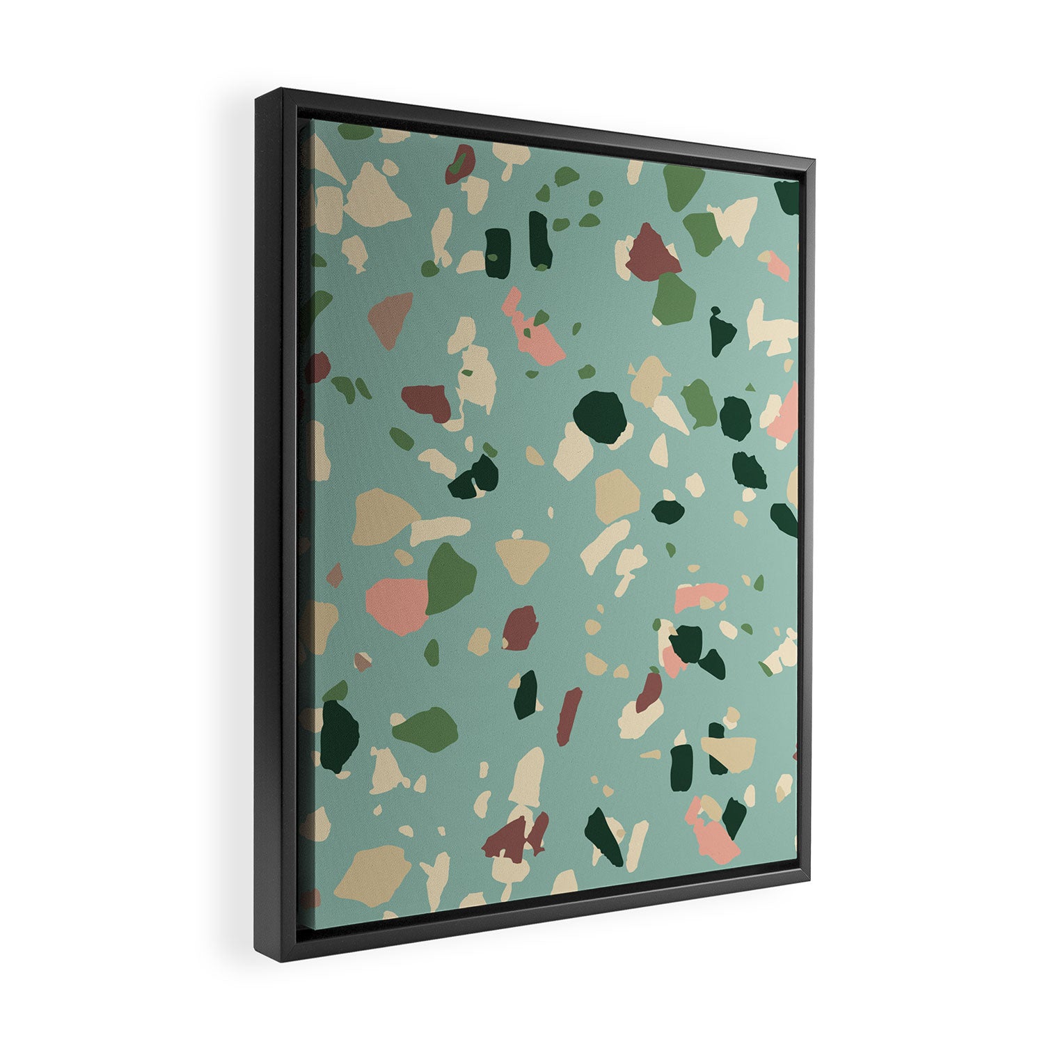 ZARAH TERRAZZO Framed Canvas Print Gallery Image 2